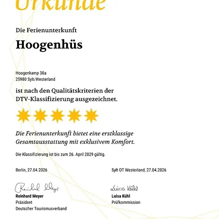 Hoogenhüs Mit Eigener Sauna, Westerland, Sylt * Wenningstedt-Braderup